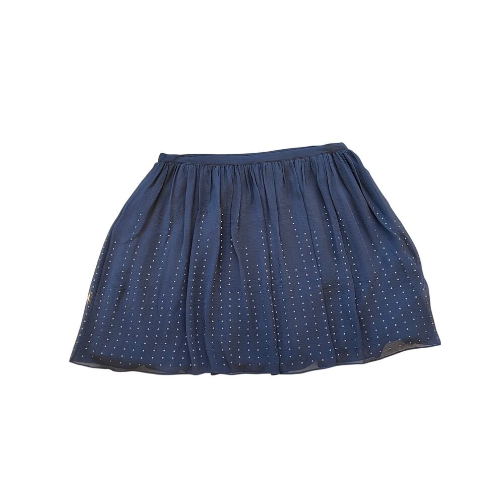 Club Monaco Gray Studded Chiffon Mini Skirt Size 6